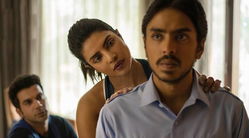 Adarsh Gourav, Priyanka Chopra Jonas and Rajkummar Rao in Netflix's "The White Tiger" (2021)