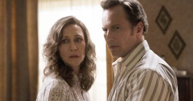 Vera Farmiga and Patrick Wilson in "The Conjuring: The Devil Made Me Do It" (2021)