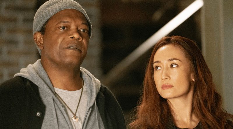 Maggie Q and Samuel L. Jackson in "The Protégé" (2021)