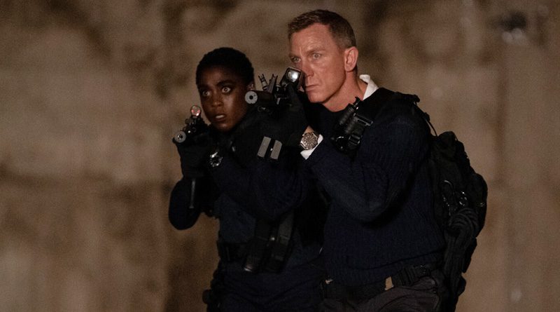 Daniel Craig and Lashana Lynch in "No Time to Die" (2021)