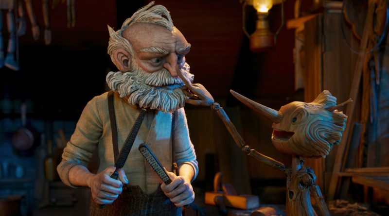 Geppetto (voiced by David Bradley) in "Guillermo del Toro's Pinocchio" (2022)