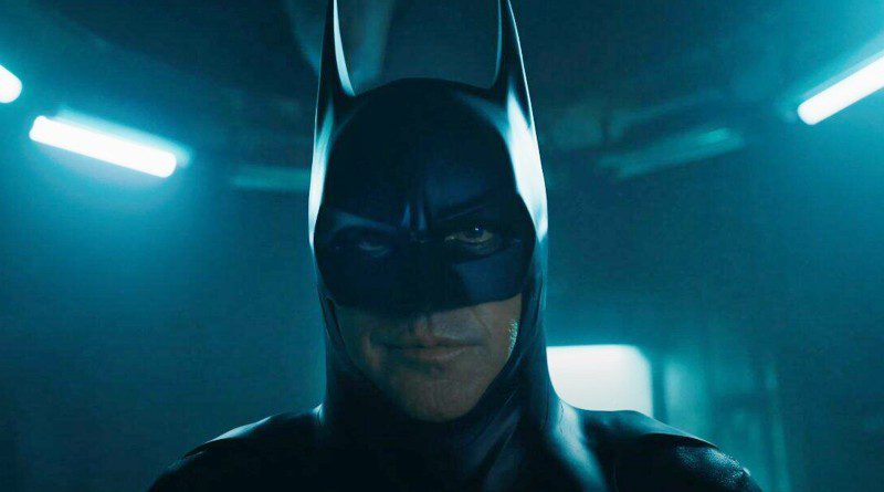 Michael Keaton reprises his iconic role as Batman in "The Flash" (2023)