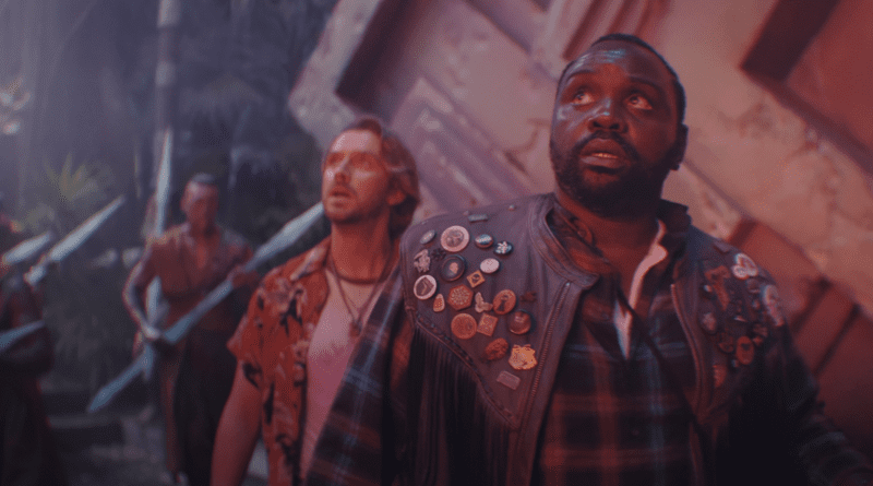 Brian Tyree Henry and Dan Stevens in "Godzilla x Kong: The New Empire" (2024)