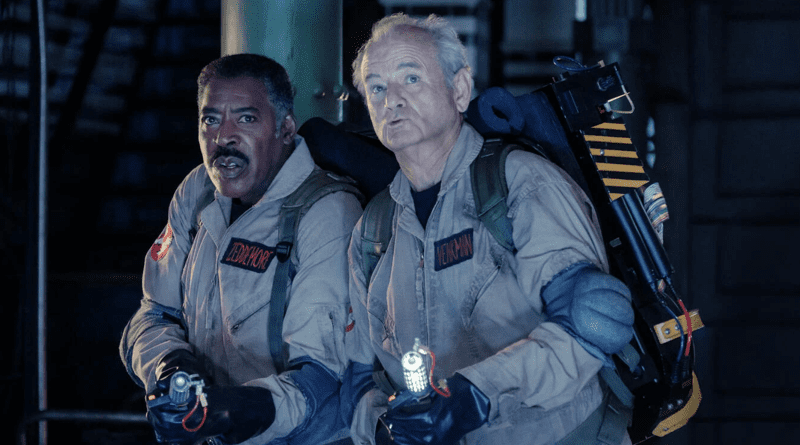 Bill Murray and Ernie Hudson in "Ghostbusters: Frozen Empire" (2024)