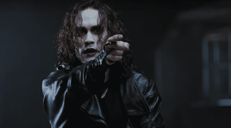 The late Brandon Lee as Eric Draven in "The Crow" 30th anniversary (1994)