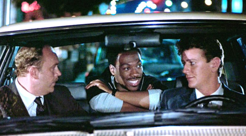 (L-R) John Ashton, Eddie Murphy and Judge Reinhold in "Beverly Hills Cop" (1984)