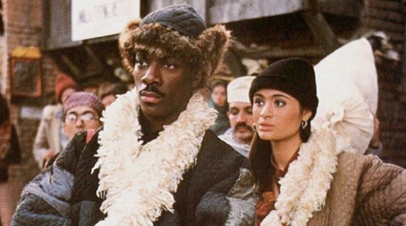 Eddie Murphy and Charlotte Lewis in "The Golden Child" (1986)