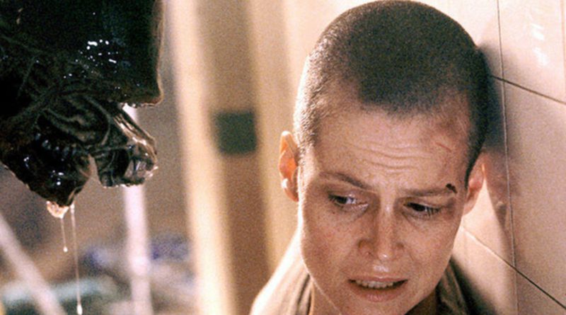 An iconic moment in "Alien 3" (1992)