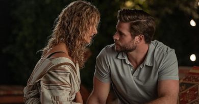 Laura Dern and Liam Hemsworth in Netflix's "Lonely Planet" (2024)