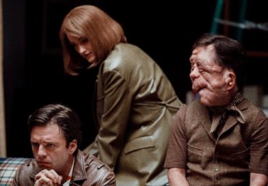 (L-R) Sebastian Stan, Renate Reinsve and Adam Pearson in "A Different Man" (2024)